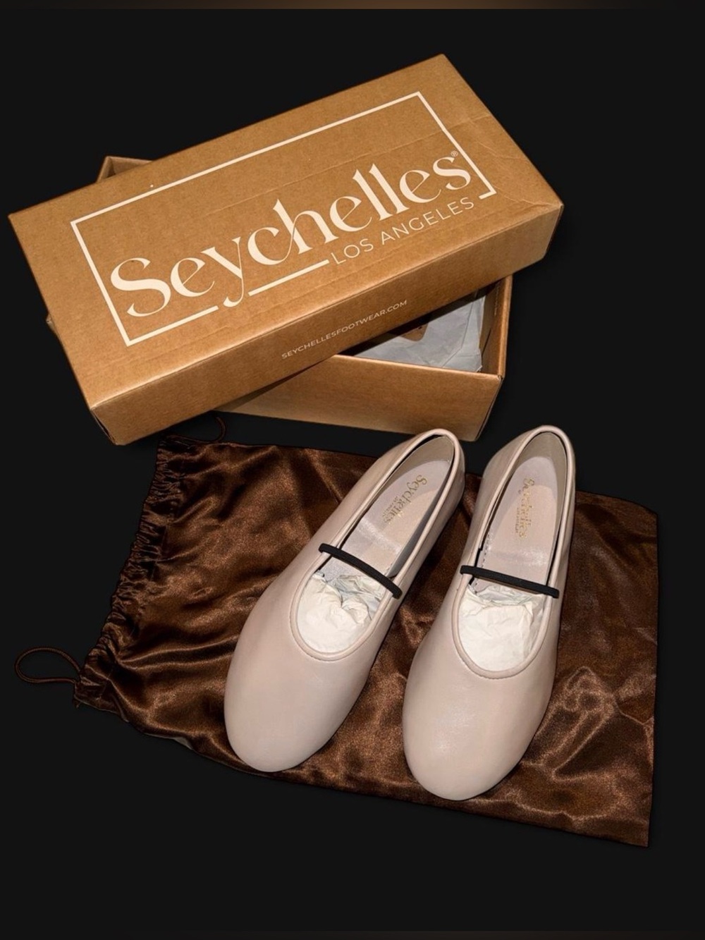 NIB | Seychelles "Neon Moon" leather ballet flats Size 8.5